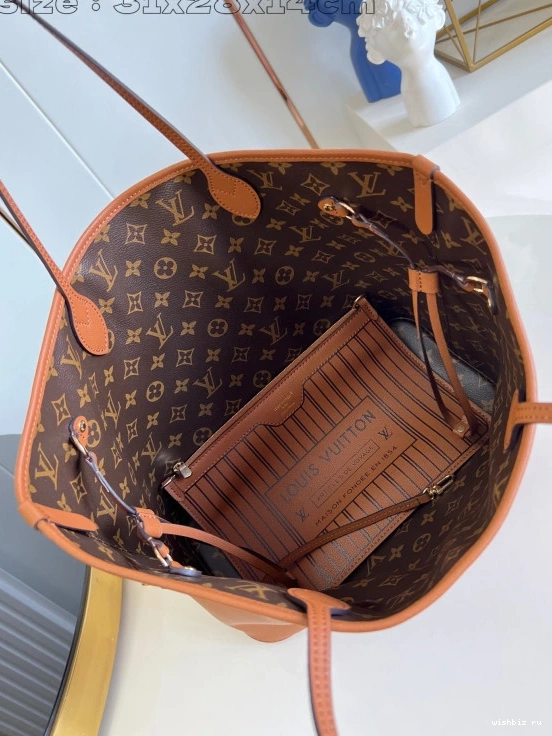 WIS NEVERFULL LOUIS VUITTON MM-31*28*14cm 1212
